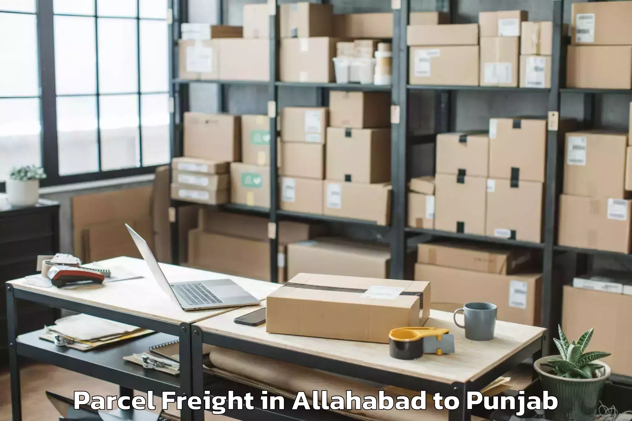 Book Your Allahabad to Lakhnaur Parcel Freight Today